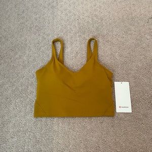 NWT Gold Spice Lululemon align tank size 6